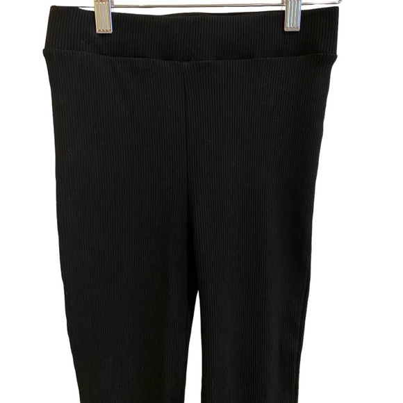 Naked Wardrobe Black Ribbed Leggings Medium - Picture 2 of 6